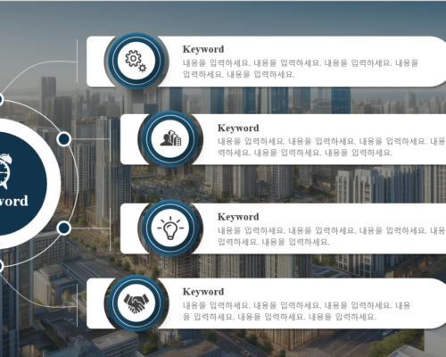 4가지 설명을 위한 인포그래픽